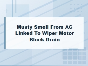 The Musty Smell Linked to a Blocked Ac Drain